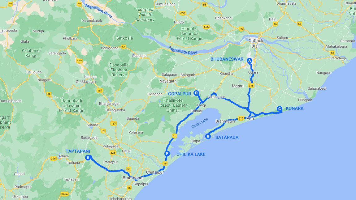 map-honeymoon-tours-in-odisha