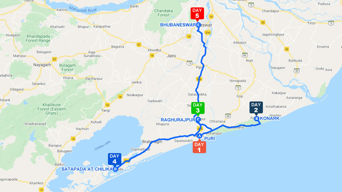 odisha trip plan