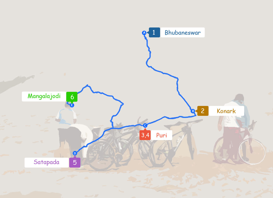 cycle-tour-odisha-map